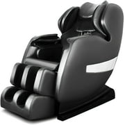 Massage Chair,Zero Gravity,Full Body Shiatsu with S-Track,3D Recliner with Heat,Vibrating & Foot Roller Black