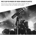 thumbnail image 4 of HUGFEGWE 3 Pcs Support de Microphone Universel, Support de Micro Réglable pour Microphones, Supports de Microphone en Plastique Clips de Microphone CJB91-8577, 4 of 9