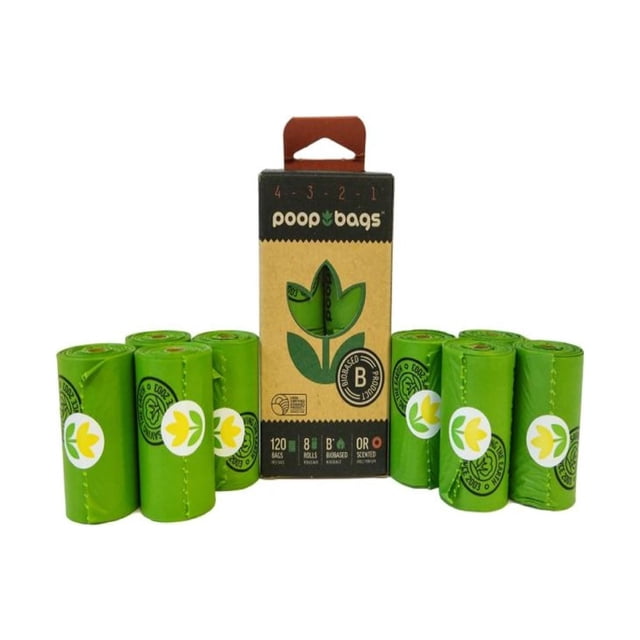 Bolsa para mascota Poop Bags Desechos Aroma Naranja 120 Bolsas POOP BAGS 120 BOLSAS