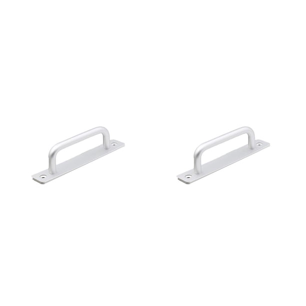 Speravity manija de los muebles con tornillos de montaje perillas de hardware de aluminio tiradores de puerta de mejora decoración del hogar plata / 128 Plata/128mm 2piezas Speravity CBP382280