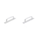 thumbnail image 1 of Speravity manija de los muebles con tornillos de montaje perillas de hardware de aluminio tiradores de puerta de mejora decoración del hogar plata / 128 Plata/128mm 2piezas Speravity CBP382280, 1 of 5