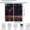 thumbnail image 3 of Cowhide Cow Print Valance Curtain Brown White Cowhide Farmhouse Animal Hair Skin Rod Pocket Valance Window Treatments 1 Panel Short Curtains for Kitchen Living Room 54 x 18 in, 3 of 3