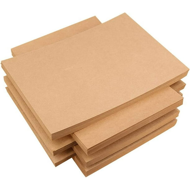 Papel Kraft A4, tamaño carta 8,5 x 11, marrón, 100 hojas, 100 g/m²