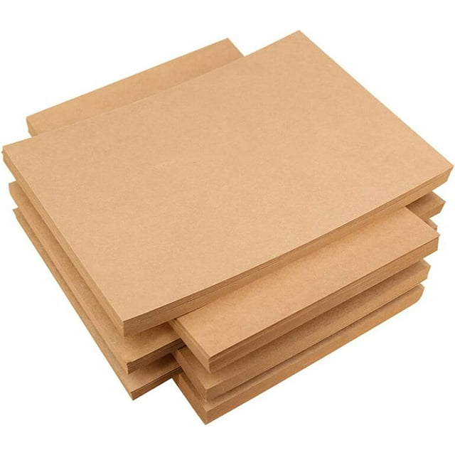 Papel Kraft A4, tamaño carta 8,5 x 11, marrón, 100 hojas, 100 g/m²