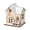 Style A, variant on D-GROEE Christmas Wooden House LED Ornament Mini LED Light Xmas Village Farmhouse Christmas Indoor Decor Town Xmas Light-Up Village Scene Decorations
