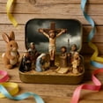 thumbnail image 3 of Lilixerw Mini Christmas Nativity Set in Tin Box,Portable Pocket Religious Gift,Hand-Painted Resin Holy Family Figurines,for Home,Office,Travel,Tabletop,Mantel, 3 of 4