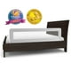 thumbnail image 1 of ComfyBumpy Rieles para cama extralargos de 59 pulgadas para niños pequeños - Protector de riel para cama de bebé para niños, camas individuales, matrimoniales, King y Queen - Riel de cama ajustable pa, 1 of 5