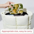 thumbnail image 6 of Thanksgiving Pear Velvet Travel Organizer with Removable Compartment - Portable Jewelry Necklace Organizer Box - Gift, 6 of 7