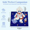thumbnail image 2 of Toalla con capucha Ythuil Kids Space de 63 x 76 cm con mochila, 2 of 8