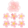 thumbnail image 1 of FELTECHELECTR 7 pasadores de flores para el pelo, pinzas para el pelo con forma de flor, peinados trenzados, accesorios de peinado DIY, 1 of 5