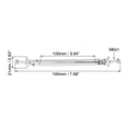 thumbnail image 2 of Unique Bargains 2Pcs Car 100mm Universal Adjustable Front Bumper Lever Support Strut Rod, 2 of 6