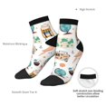thumbnail image 6 of Pofeuu Travel1 Print 30cm Socks, Adult Running Hiking Socks for Youth and Adult, 6 of 7