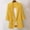 *Yellow, variant on Women's Midi Length Plus Size Linen Cotton Blend Blazer White,Womens Plus L