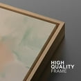 thumbnail image 4 of IDEA4WALL Framed Canvas Print Pastel Orange Pink Paint Stroke Landscape Abstract Wall Art Modern Artwork Decor Bohemian Colorful Relax/Zen for Living Room, Bedroom - Natural 16"x24", 4 of 5