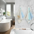 thumbnail image 6 of Dreamtimes 16x28 Inch Face Hand Towel Set Sea Shells Cotton Washcloths, Quick-Dry Highly Absorbent Bath Towels 2 Pcs for Bathroom Ktichen Travel SPA Gym, 6 of 7