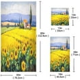 thumbnail image 3 of 3 Piece Bath Towels Set, Super Soft Absorbent Countryside Sunflowers Towels for Bathroom Gym Spa Hotel Decor Wash cloth, 3 of 7
