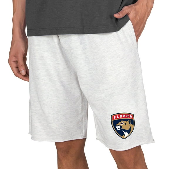 Men's Concepts Sport Oatmeal Florida Panthers Mainstream Terry Shorts