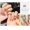 thumbnail image 4 of homeholiday Multi Patterns Nail Sticker Colorful Flowers Fresh Glitter Toenail Wraps Decorations Decals, 4 of 9