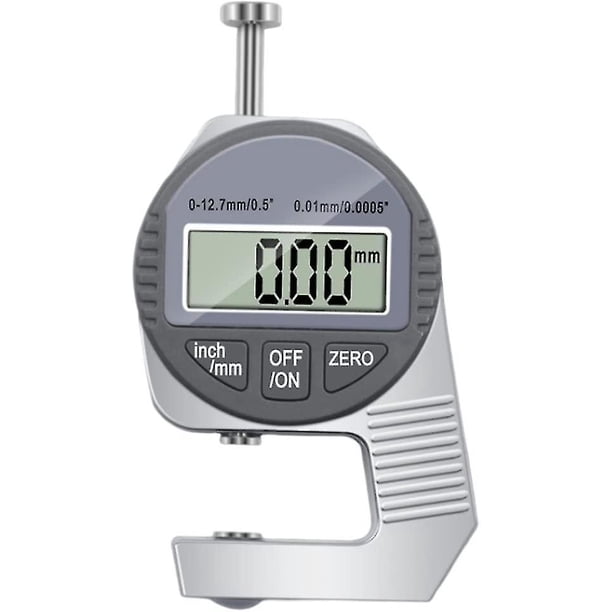 Medidor de espesor digital YONGSHENG 0-12,7 mm Micrómetro electrónico