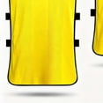 thumbnail image 5 of Kids Mesh Scrimmage Vest Boys Girls Soccer Training Pinnies Breathable Team Practice Jersey for PE Sports Camp 5-12 Years Yellow, 5 of 5