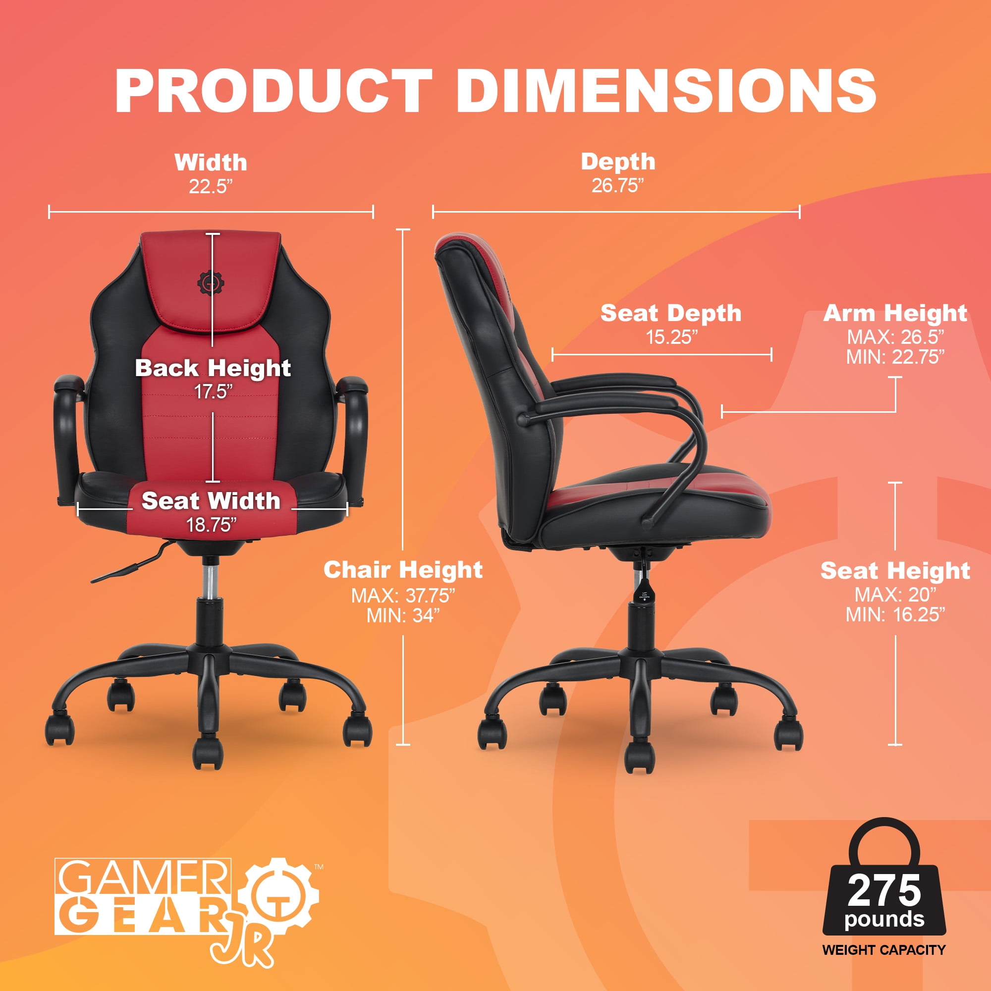Kids and Teens Gaming Chair