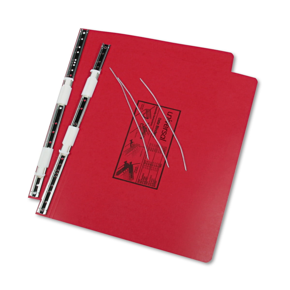 Universal Pressboard Hanging Data Binder, 14 7/8 x 11 Unburst Sheets