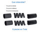 thumbnail image 2 of 6pcs Vendas Xtellar Rodillas Gym Deportivas, 2 of 3