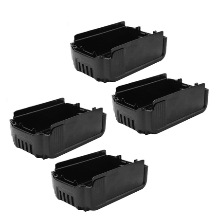 

Compatible with Dewalt 20V Max Battery Case Replacement 4 Pack Battery Protective Cover Housing for DCB200 DCB204 DCB205 Broken Battery Plastic Housing Repair Kit Parts