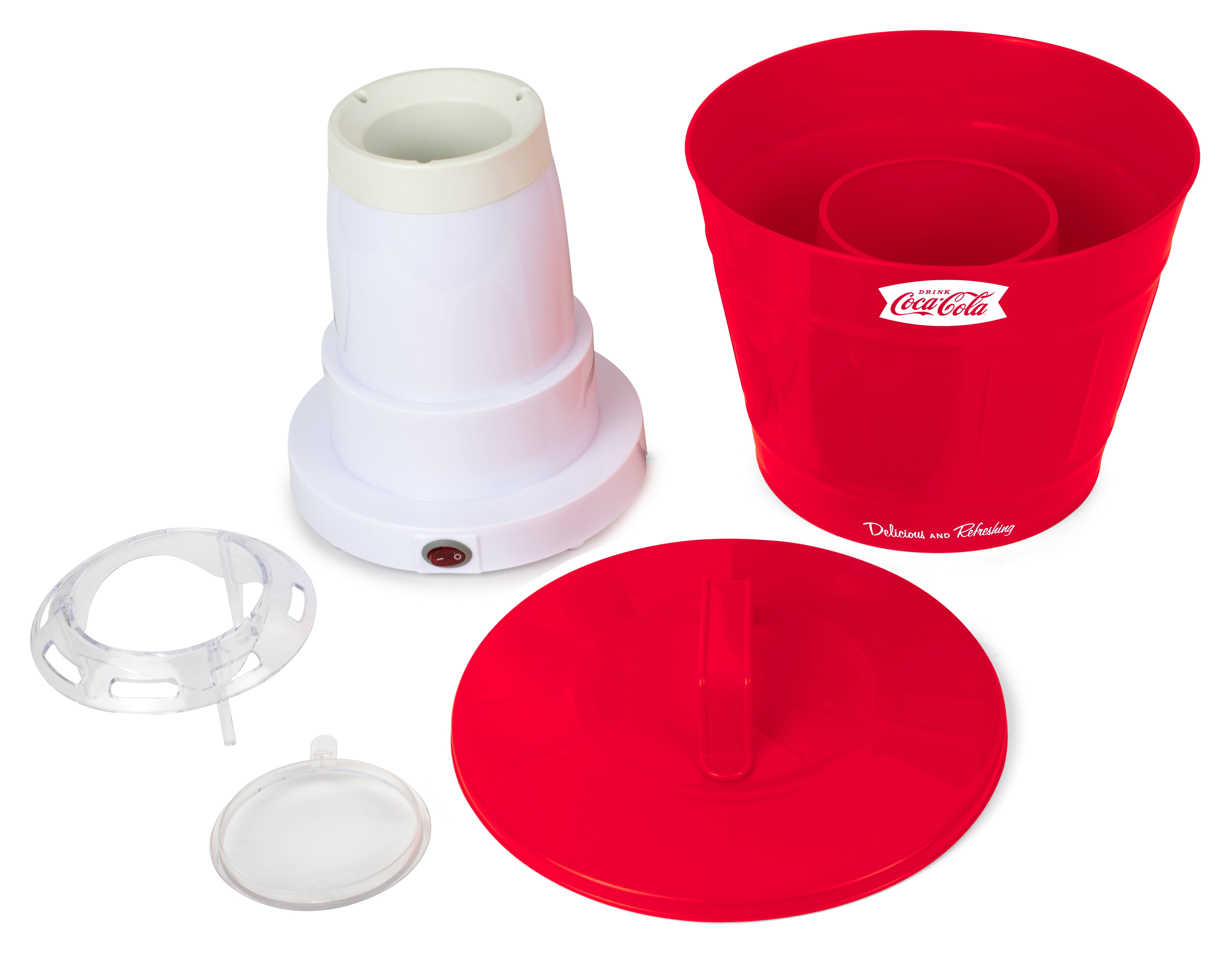 Coca-Cola CKAPHBKT8CR Hot Air Popcorn Popper with Bucket