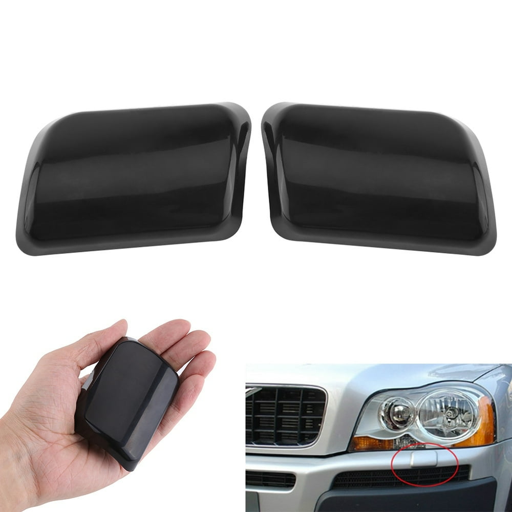 OTVIAP 1 Pair of Headlight Washer Nozzle Cover Cap for Volvo XC90 2003