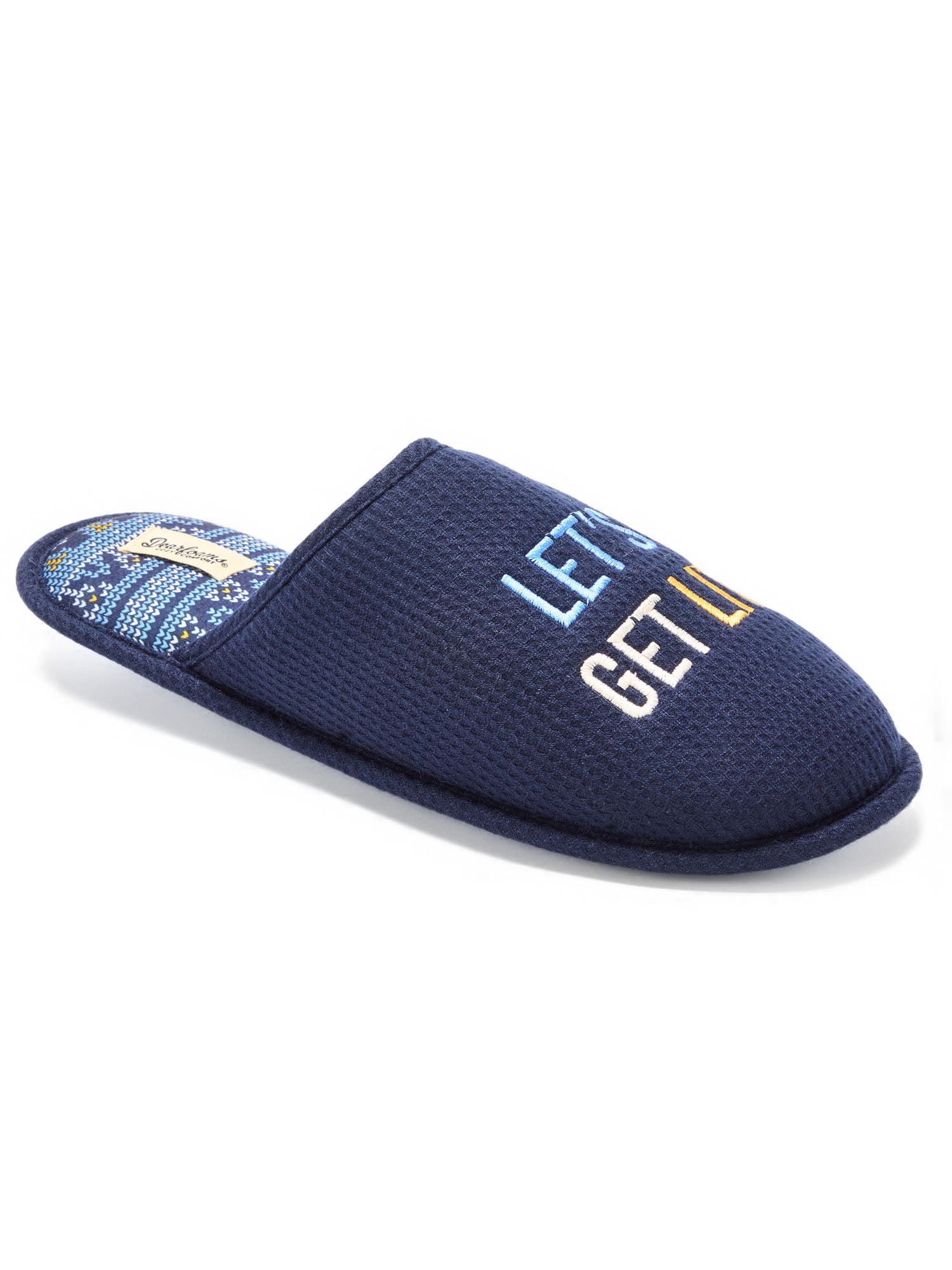 Dearfoams Cozy Comfort Men's It's Lit Novelty Slippers