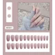 thumbnail image 1 of Heallor-uñas postizas con pegamento extraíble, esmalte de uñas hecho a mano, Vitality Girl, prensa corta, 24 piezas, 1 of 5