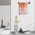 thumbnail image 4 of Boho Kitchen Hand Towels Decor Set of 2 Bohemian Orange Kitchen Dish Towels Soft Absorbent Hand Towels for Bathroom Holiday Home Decor 18x26 Inch, 4 of 6