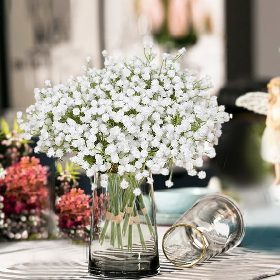Flowers Silk Gypsophila Bouquet for Weddings and Home - Elegant Party Arrangements for Any Event and Celebration