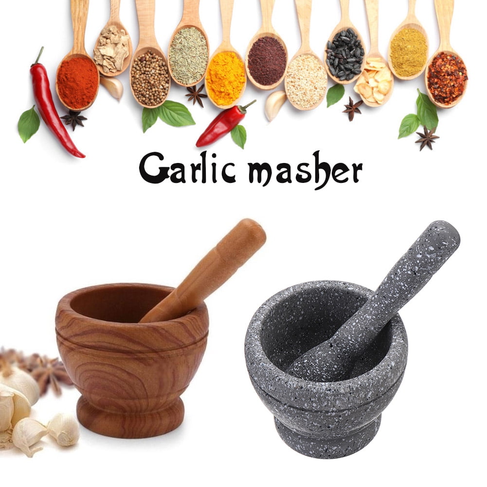 Mortar And Pestle Set Wood Pestal Set Garlic Grinding Food Herbs Spice Tool Mortar And Pestle Set Wood Pestal Set Garlic Grinding Food Herbs Spice Tool