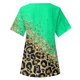 thumbnail image 4 of Gibobby Playera de Manga Corta Casual Suave Camiseta manga corta con cuello redondo y estampado bloque color cómoda informal verano para mujer(Amarillo,CH), 4 of 5