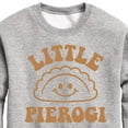 thumbnail image 3 of Instant Message - Dyngus Day - Little Pierogi - Polish Holiday Celebration - Toddler & Youth Crewneck Fleece Sweatshirt, 3 of 6