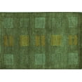 thumbnail image 1 of Ahgly Company Indoor Rectangle Abstract Turquoise Blue Modern Area Rugs, 4' x 6', 1 of 4