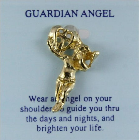 - Guardian Angel Lapel Pin Tie Tack Brooch Michael Archangel Protector