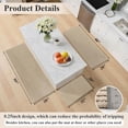 thumbnail image 3 of Enyhom Geometric High-low Cut Kitchen Rugs Sets of 3, Washable Nonslip Kitchen Mats for Floor, 20"x32"+20"x48"+20"x59", Beige, 3 of 6