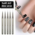 thumbnail image 3 of SharkTRUE Professional Nail Art Pens Set - 0.5mm Fine Tip, Long Metal forPrecise Line 9CU8, 3 of 8