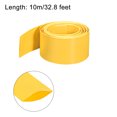 thumbnail image 3 of Tubo retráctil de calor de 29.5mm de ancho plano, tubo de envoltura de calor precortado para 18650, 10m de largo, amarillo, 3 of 4