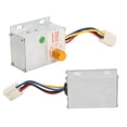 thumbnail image 3 of Controlador de motor Sin escobillas, Rendimiento Regulador de Velocidad Controlador Profesional de Alta Temperatura Resistencia 250W Para Triciclo de Scooter de Bicicleta, 3 of 7