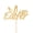 Gold-2C-home supplies, variant on LEFTHIGH Home Easter Party Alphabet Egg Gold Scallion Paper Cake Topper Plugin Party Decoration Flag for Birthday Celebration Dessert Decor 15x10.7cm Kitchen