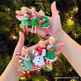 thumbnail image 4 of Nostalgic Victorian Christmas Girl Charming Set of 6 Ornaments, Vintage Old Fashioned Resin Holiday Decoration, 4 of 7
