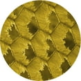 thumbnail image 1 of Ahgly Company Indoor Round Patterned Dark Bronze Brown Area Rugs, 6' Round, 1 of 6