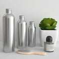 thumbnail image 2 of Flmtop Portable Aluminum Bottle Storage Liquid Cosmetic Lotion Container with Cover, 2 of 9