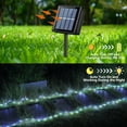 thumbnail image 2 of 100 LED Solar Rope Lights for Pool, 33ft 8 Modes Solar Rope Lights Outdoor Waterproof LED Solar Powered Rope Tube Fairy Lights for Fence,Gazebo,Yard,Walkway,Path,Garden Decor(White), 2 of 8