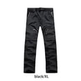 thumbnail image 2 of Guardurnaity Pantalones de verano para hombre, pantalones desmontables, pantalones cortos de cintura elástica para escalada Prendas para la parte inferior del cuerpo Negro SG, 2 of 6