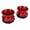 Red, variant on YAHHU 1 Pair Nab Hub Adapter Polished Aluminium Alloy 10in Opener Universal Loading Device Red (10 inches / 25.4 cm)
